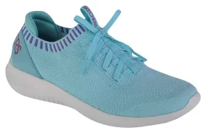 Skechers Ultra Flex-Rapid Attention 149065-TURQ, Damskie, Niebieskie, buty sneakers, tkanina, rozmiar: 35,5