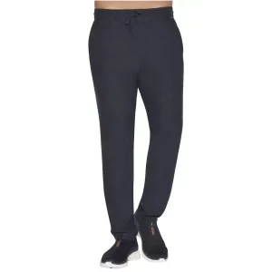 Skechers Ultra Go Lite Tapered Pant MPT108-NVY, Męskie, Granatowe, spodnie, poliester, rozmiar: L