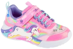 Skechers Unicorn Chaser 302298L-PKMT, Dla dziewczynki, Różowe, buty sneakers, tkanina, rozmiar: 27