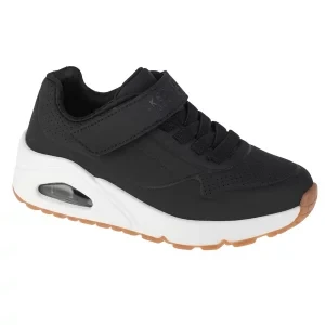 Skechers Uno Air Blitz 403673L-BLK, Dla chłopca, Czarne, buty sneakers, skóra syntetyczna, rozmiar: 27