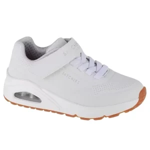 Skechers Uno Air Blitz 403673L-WHT, Dla chłopca, Białe, buty sneakers, skóra syntetyczna, rozmiar: 27