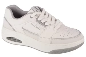 Skechers Uno Court - Low-Post 183140-WHT, Męskie, Białe, buty sneakers, skóra syntetyczna, rozmiar: 43