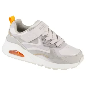 Skechers Uno Gen1 - Color Rays 403646L-LGYL, Dla dziewczynki, Szare, buty sneakers, skóra syntetyczna, rozmiar: 29