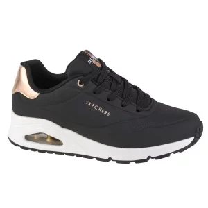 Skechers Uno-Golden Air 177094-BLK, Damskie, Czarne, buty sneakers, skóra syntetyczna, rozmiar: 36