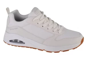 Skechers Uno-Hideaway 232152-WHT, Męskie, Białe, buty sneakers, skóra syntetyczna, rozmiar: 42,5