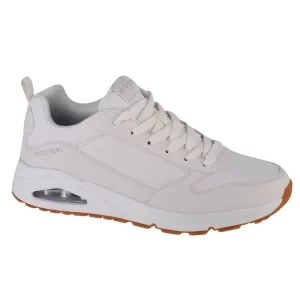 Skechers Uno-Hideaway 232152-WHT, Męskie, Białe, buty sneakers, skóra syntetyczna, rozmiar: 47,5