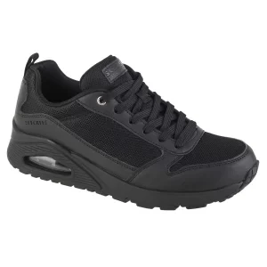 Skechers Uno - Inside Matters 155005-BBK, Damskie, Czarne, buty sneakers, syntetyk, rozmiar: 36