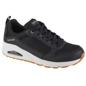 Skechers Uno - Inside Matters 155005-BKW, Damskie, Czarne, buty sneakers, syntetyk, rozmiar: 36