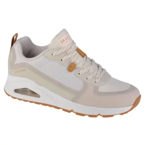 Skechers Uno-Layover 155356-OFWT, Damskie, Beżowe, buty sneakers, skóra syntetyczna, rozmiar: 39