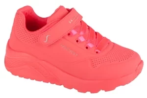 Skechers Uno Lite 310451L-NPCL, Dla dziewczynki, Różowe, buty sneakers, skóra syntetyczna, rozmiar: 27