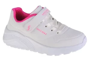 Skechers Uno Lite 310451L-WHP, Dla dziewczynki, Białe, buty sneakers, skóra syntetyczna, rozmiar: 28