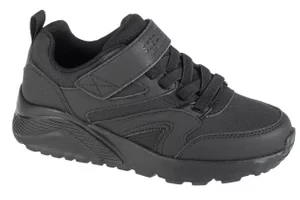 Skechers Uno Lite - Echo Surge 403640L-BBK, Dla dziewczynki, Czarne, buty sneakers, skóra syntetyczna, rozmiar: 29