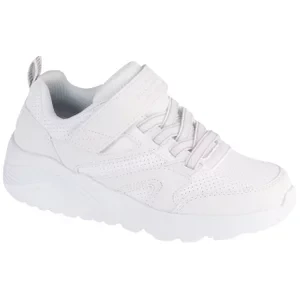 Skechers Uno Lite - Echo Surge 403640L-WHT, Dla dziewczynki, Białe, buty sneakers, skóra syntetyczna, rozmiar: 29