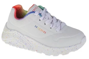 Skechers Uno Lite Rainbow Speckle 310456L-WMLT, Dla dziewczynki, Białe, buty sneakers, skóra syntetyczna, rozmiar: 27