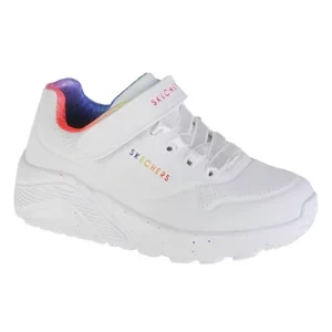 Skechers Uno Lite Rainbow Specks 310457L-WMLT, Dla dziewczynki, Białe, buty sneakers, skóra syntetyczna, rozmiar: 27