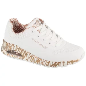 Skechers Uno-Loving Love 155506-WTRG, Damskie, Białe, buty sneakers, skóra syntetyczna, rozmiar: 35,5