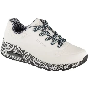 Skechers Uno - Mini Drip 177959-WBK, Damskie, Białe, buty sneakers, syntetyk, rozmiar: 36