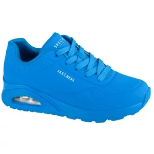 Skechers Uno - Night Shades 73667-BLU, Damskie, Niebieskie, buty sneakers, skóra syntetyczna, rozmiar: 36