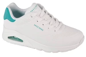 Skechers Uno - Pop Back 177092-WMNT, Damskie, Białe, buty sneakers, skóra syntetyczna, rozmiar: 35,5