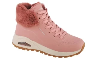 Skechers Uno Rugged - Fall Air 167274-ROS, Damskie, Różowe, buty zimowe, skóra syntetyczna, rozmiar: 37