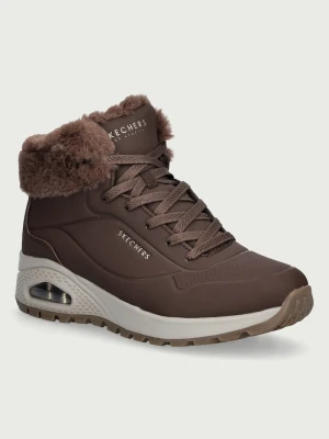 Skechers UNO RUGGED śniegowce damskie brązowy
