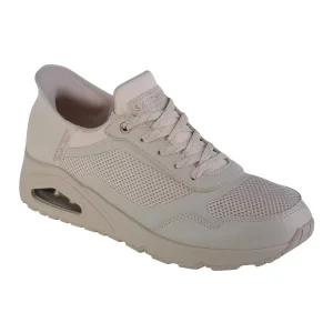 Skechers Uno-Slip-In Air 177111-OFWT, Damskie, Białe, buty sneakers, przewiewna siateczka, rozmiar: 36