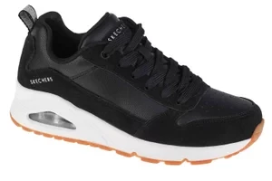 Skechers Uno-Solid Air 155132-BLK, Damskie, Czarne, buty sneakers, skóra licowa, rozmiar: 36