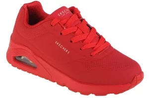 Skechers Uno Stand On Air 310024L-RED, Dla dziewczynki, Czerwone, buty sneakers, skóra syntetyczna, rozmiar: 29