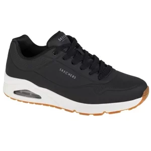 Skechers Uno-Stand On Air 52458-BLK, Męskie, Czarne, buty sneakers, syntetyk, rozmiar: 44