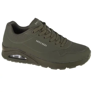 Skechers Uno-Stand On Air 52458-DKGR, Męskie, Zielone, buty sneakers, syntetyk, rozmiar: 41