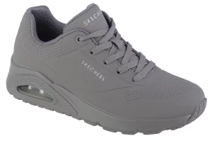 Skechers Uno-Stand on Air 73690-GRY, Damskie, Szare, buty sneakers, skóra syntetyczna, rozmiar: 36