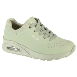 Skechers Uno-Stand on Air 73690-SAGE, Damskie, Szare, buty sneakers, skóra syntetyczna, rozmiar: 36