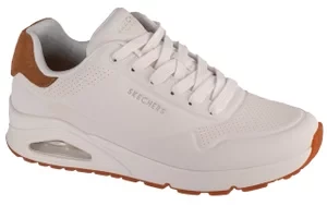 Skechers Uno - Suited On Air 183004-WHT, Męskie, Białe, buty sneakers, tkanina, rozmiar: 42