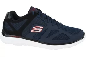 Skechers Verse Flash Point 58350-NVBK, Męskie, Granatowe, buty treningowe, przewiewna siateczka, rozmiar: 40