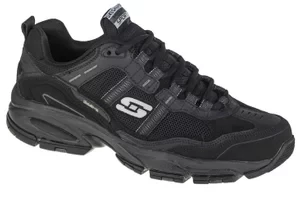 Skechers Vigor 2.0- Trait 51241-BBK, Męskie, Czarne, buty sneakers, skóra zamszowa, rozmiar: 41