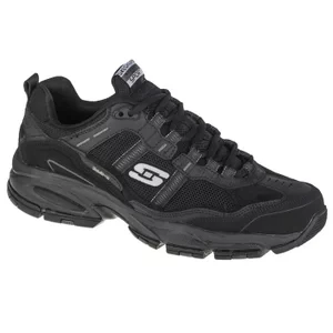 Skechers Vigor 2.0- Trait 51241-BBK, Męskie, Czarne, buty sneakers, skóra zamszowa, rozmiar: 40
