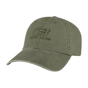 Skechers Washed Triple S Hat - Oliwkowy