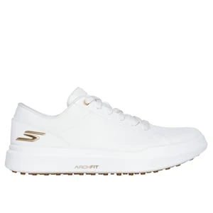 Skechers Waterproof Relaxed Fit: GO GOLF Drive 6 - Bialy/Zloty