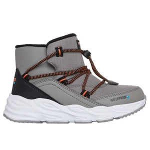 Skechers Waterproof: Turbo Tread - Storm Glider - Szarobrazowy/Czarny