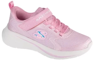 Skechers Wave 92 303557L-LTPK, Dla dziewczynki, Różowe, buty sneakers, tkanina, rozmiar: 34