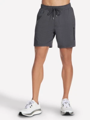 Skechers Weekend 7 Inch krótkie - Czarny/Grafitowy