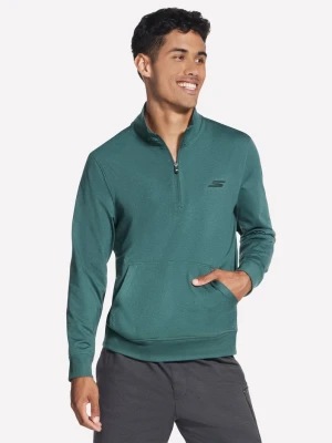Skechers Weekend Easy 1/4 Zip - Stone /oliwkowy