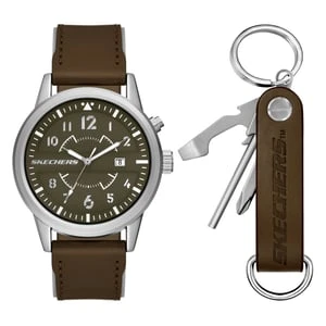 Skechers Work: Reflect zegarek GWP - Brazowy Watch