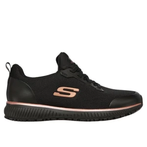 Skechers Work Slip-Resistant: Squad - Czarny / Rozowe Zloto