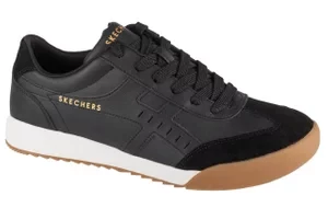 Skechers Zinger - Manzanilla Totale 183280-BLK, Męskie, Czarne, buty sneakers, skóra syntetyczna, rozmiar: 42