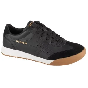 Skechers Zinger - Manzanilla Totale 183280-BLK, Męskie, Czarne, buty sneakers, skóra syntetyczna, rozmiar: 42