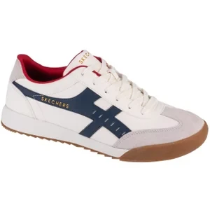 Skechers Zinger - Manzanilla Totale 183280-WNVR, Męskie, Białe, buty sneakers, skóra syntetyczna, rozmiar: 39,5