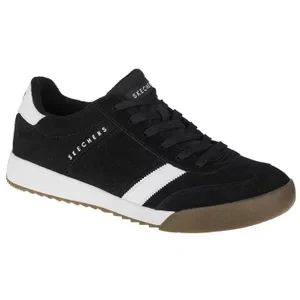 Skechers Zinger Ventich 52328-BLK, Męskie, Czarne, buty sneakers, skóra zamszowa, rozmiar: 41