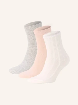 Skims 3 Pary Skarpet Socks weiss