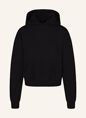 Skims Bluza Z Kapturem Cotton Fleece schwarz